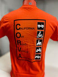 CORVA - OFF ROAD TEE - ORANGE