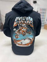 CORVA SXS HOODIE - BLACK