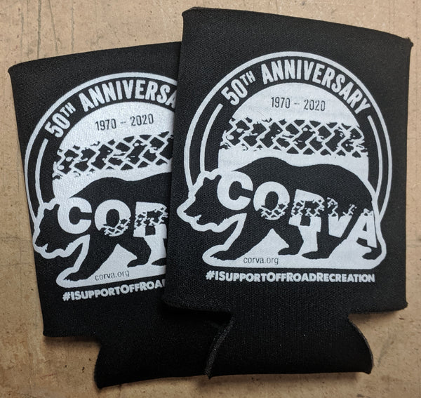50th Anniversary Can Coozies -  Black