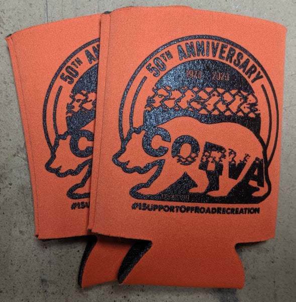50th Anniversary Can Coozies -  Orange