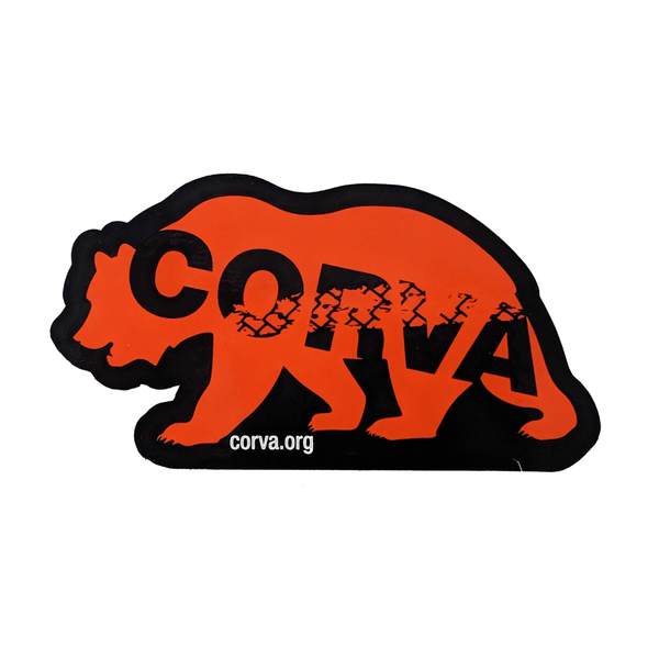 CORVA Bear Stickers