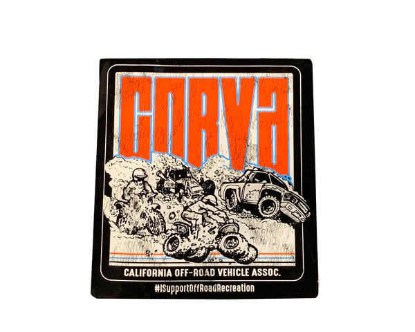CORVA Vintage Sticker